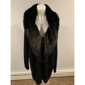 Astrid Black Jacket w Removeable Hood Size L